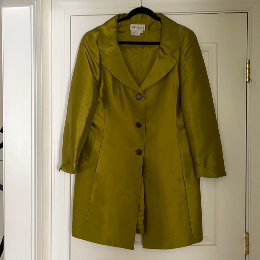 Silk dupioni elegant jacket.